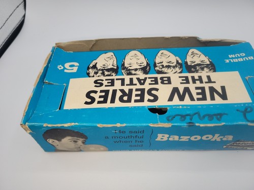 1964 Topps Beatles Tarjetas Coleccionables Caja de Exhibición Serie 2 Versión Azul ¡Hallazgo Raro! - Imagen 15 de 18