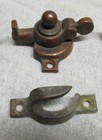 Lot of 5 Antique 1887 Victorian Eastlake Window Swing Sash Locks Window Latch