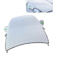 Car Cover Waterproof All Weather, Outdoor Hood Protection, Foldable Protective