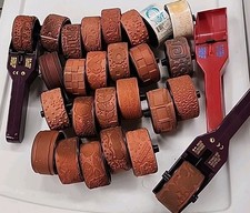 26 Stampin Up Wheel Around Border Roller Stamps 15 Cartridges 3 Handles