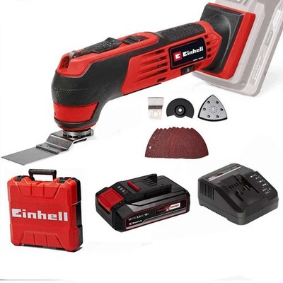 Einhell Multifunktionswerkzeug TE-MG 18/1 Li 18V Akku 2.5 Ah, Ladegerät, Koffer