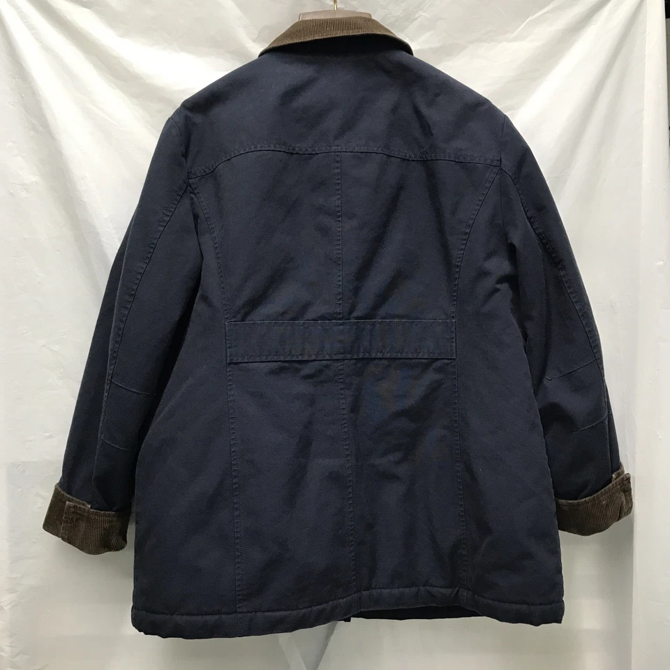 Vintage L.L. Bean Blue Duck Canvas Collared 80s Outdoor Chore Barn Jacket M - Image 2 of 4