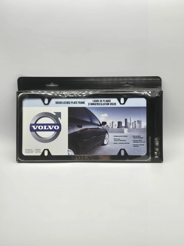 Кронштейн для рамы номерного знака Volvo полированный хром, лазерный Volvo, от оригинального производителя 8640262 - Изображение 3 из 4