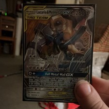 Lucario & Melmetal GX 120/214 Sm-Unbroken Bonds Holo for sale