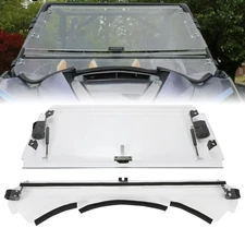 Clear Flip Windshield For 2013-2018 Can-Am Maverick 1000R/ Max 1000r/ Turbo