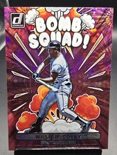 2023 Donruss #BS4 Willie McCovey Bomb Squad Pink Fireworks