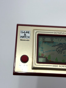 Nintendo OC-22 Octopus Game & Watch Wide Screen Vintage Tested Used From Japan