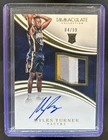 2015-16 Panini Immaculate Myles Turner Rookie Patch Auto Autograph RC #/99