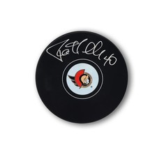 Patrick Lalime Autographed Ottawa Senators Hockey Puck