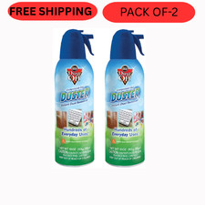 Dust-Off FLCNRET10522 Compressed Gas Duster 10oz 2 Pack Air Cleaner Electronics