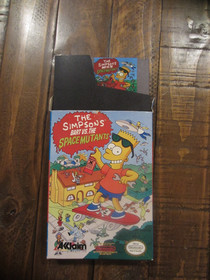 The Simpsons Bart vs the Space Mutants Nintendo Nes Authentic VG Shape