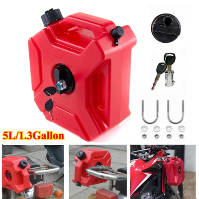 #ad #ad 1.3 Gal Portable Gas Fuel Tank Petrol Storage Can For ATV UTV Motorcycle Car 5L $30.98