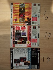 SONY PLAYSTATION 1 PS1 PSONE FRONT & BACK COVER PAL