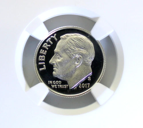 2017-S SILVER .10c  OFFICIAL US MINT SET Roosevelt Dime PF70 NGC, Early Release