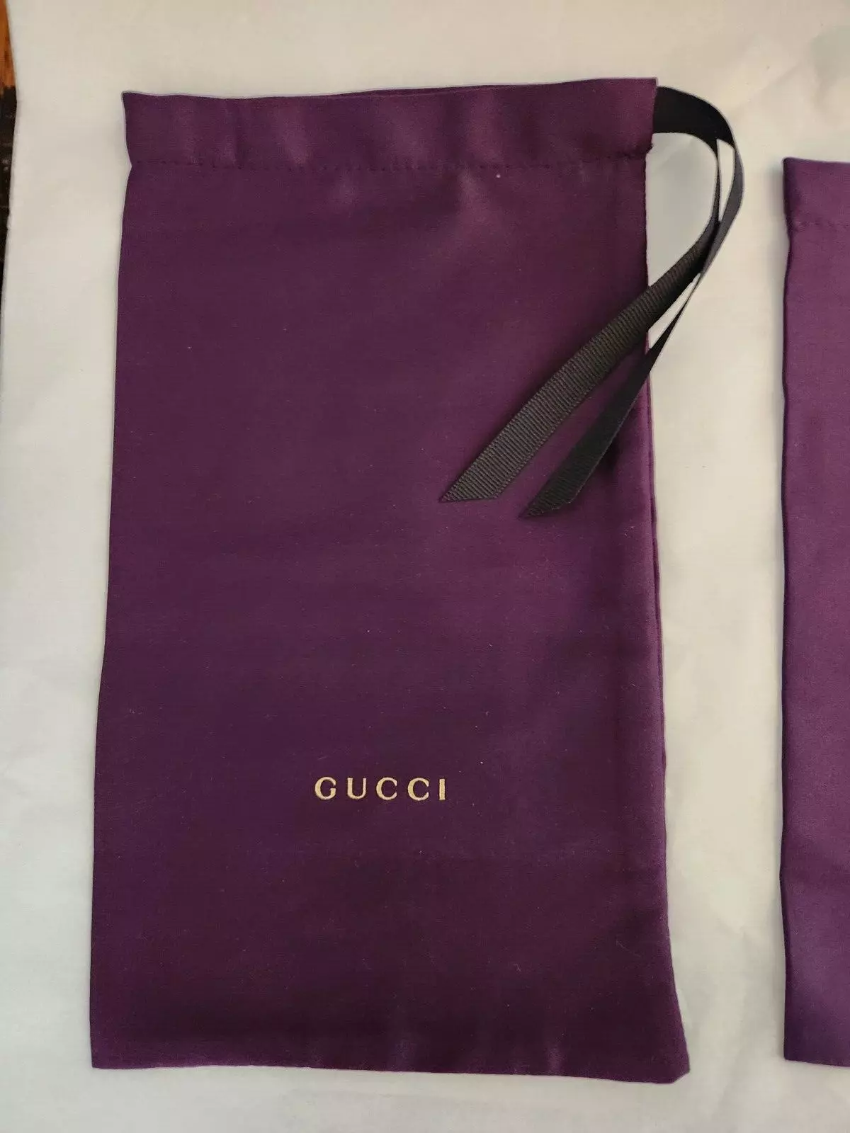 NEUF GUCCI ORCHID VIOLET sac à poussière pochette de transport pour lunettes/lunettes de soleil/accessoire