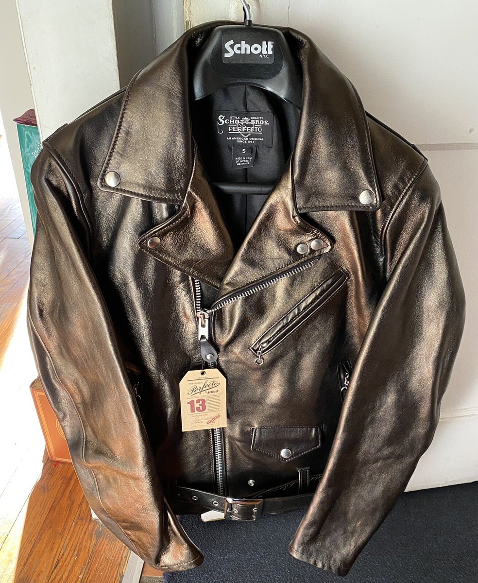 Rare SCHOTT Shinki-Hikaku Horsehide Leather Motorcycle Rare SCHOTT Shinki-Hikaku Horsehide Leather Motorcycle