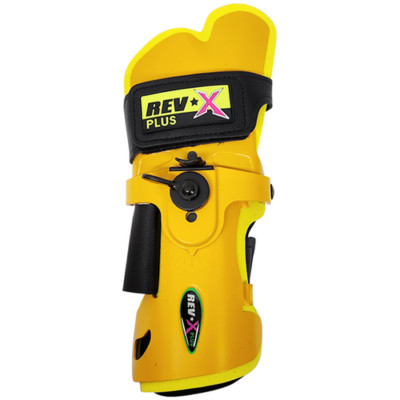 LORD FIELD REV-X Plus Bowling Wrist Support Protector, Left Mammoth, Orange, S