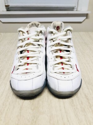 Nike Lil' Posite One Foamposite Takeout Bag White/Gym Red Toddler 11C CV8918-100 | eBay