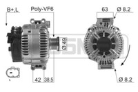 Messmer Lichtmaschine Generator 180A 14V FüR BMW 3Er Touring 320D 318D 325I