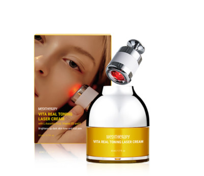 Meditherapy Melajuran White Toning Device & Cream 50ml, 1 Set Anti-ageing