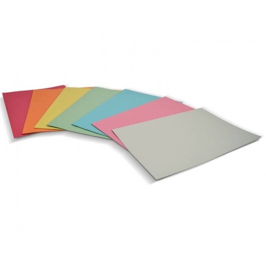 Cartelline a 3 lembi EURO-CART Cartoncino Manilla 25x33 cm gr. 190 g/mq assortit