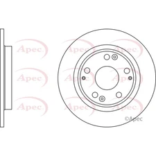 Apec Rear Brake Disc DSK2965 - OE High Quality Precision Engineered Part