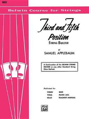Third and Fifth Position String Builder - Bass (English) Paperback Book