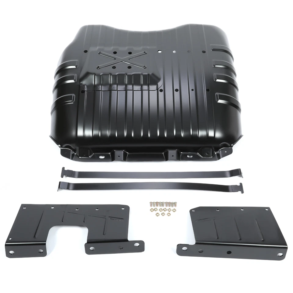 NEW Fuel Tank Skid Plate w/ STRAPS For 1999-2004 99-04 Jeep Grand Cherokee Foto 3 de 4