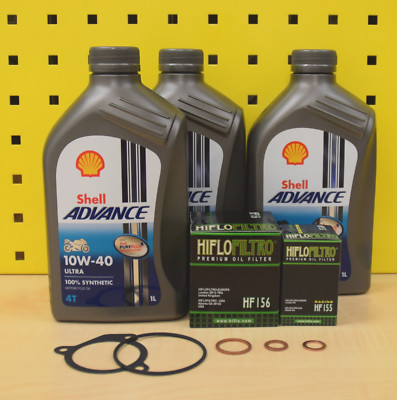 Öl Ölfilter Shell Advance Ultra 10w40 Für: KTM LC4-E 400 / 640 alle 97-06