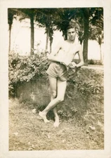 1945 WWII sailor Struttman's USO Kalama Club, Kalama Beach, Hawaii photo #2&3 ME