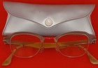  Vintage Eyeglasses Women's  Bauser And Lamb With Case. Staunton 4 1/2 - 5 3/4