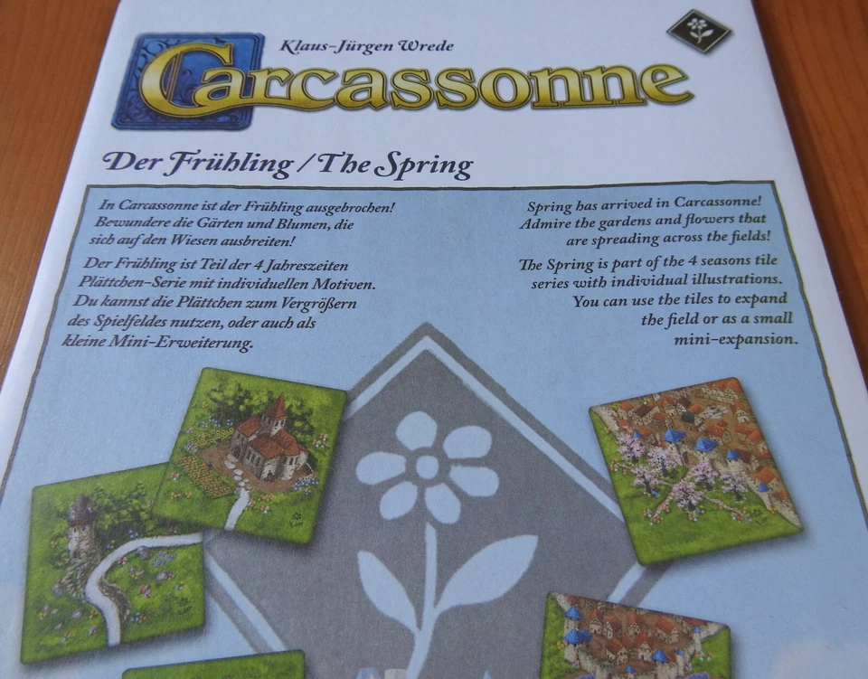Carcassonne – Spring | 4 Seasons | Mini Expansion | New | English Rules - Image 2 of 4