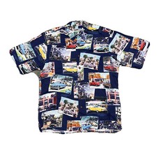 Reyn Spooner Hawaiian Shirt Ford Motor Company 100 Years Classic Cars Men  s M