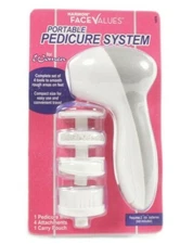 Portable Pedicure System 4 Powered Tools for Smooth Feet Harmon Face Values