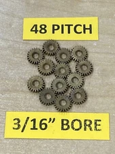 BOSTON GEAR BRASS G-135 SPUR GEAR 48 PITCH 22 TEETH FOR CLOCK MACHINE LATHE ETC.