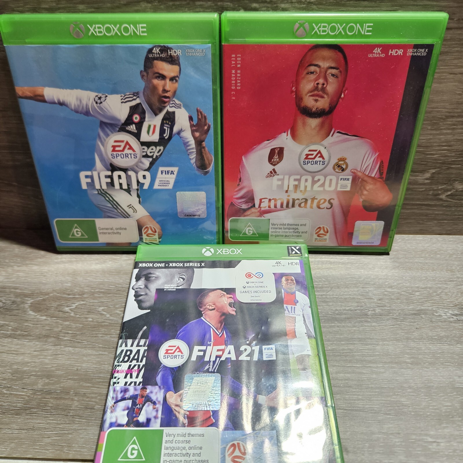 7x FIFA Xbox One games 2015 2021 Tested working good condition