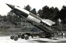 WW2 Picture Photo German V-2 preparing to launch 6033