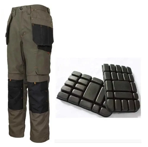 Men Multi-Pocket Cargo Pants Work Pants Wear-Resistant Pants Worker's Trousers - Picture 6 of 42