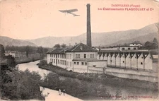 WWI Aviation Monoplane Zainvillers Vagney Vosges Soldier Mail Vtg Postcard G37