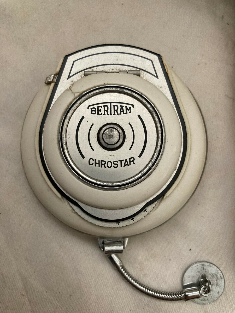 Vintage Bertram Chrostar Light Meter w/Box Instructions Excellent