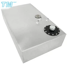 64L Street Rod Fuel Cell Gas Tank w/ Cap & Level Sender Aluminum Race 17 Gallon