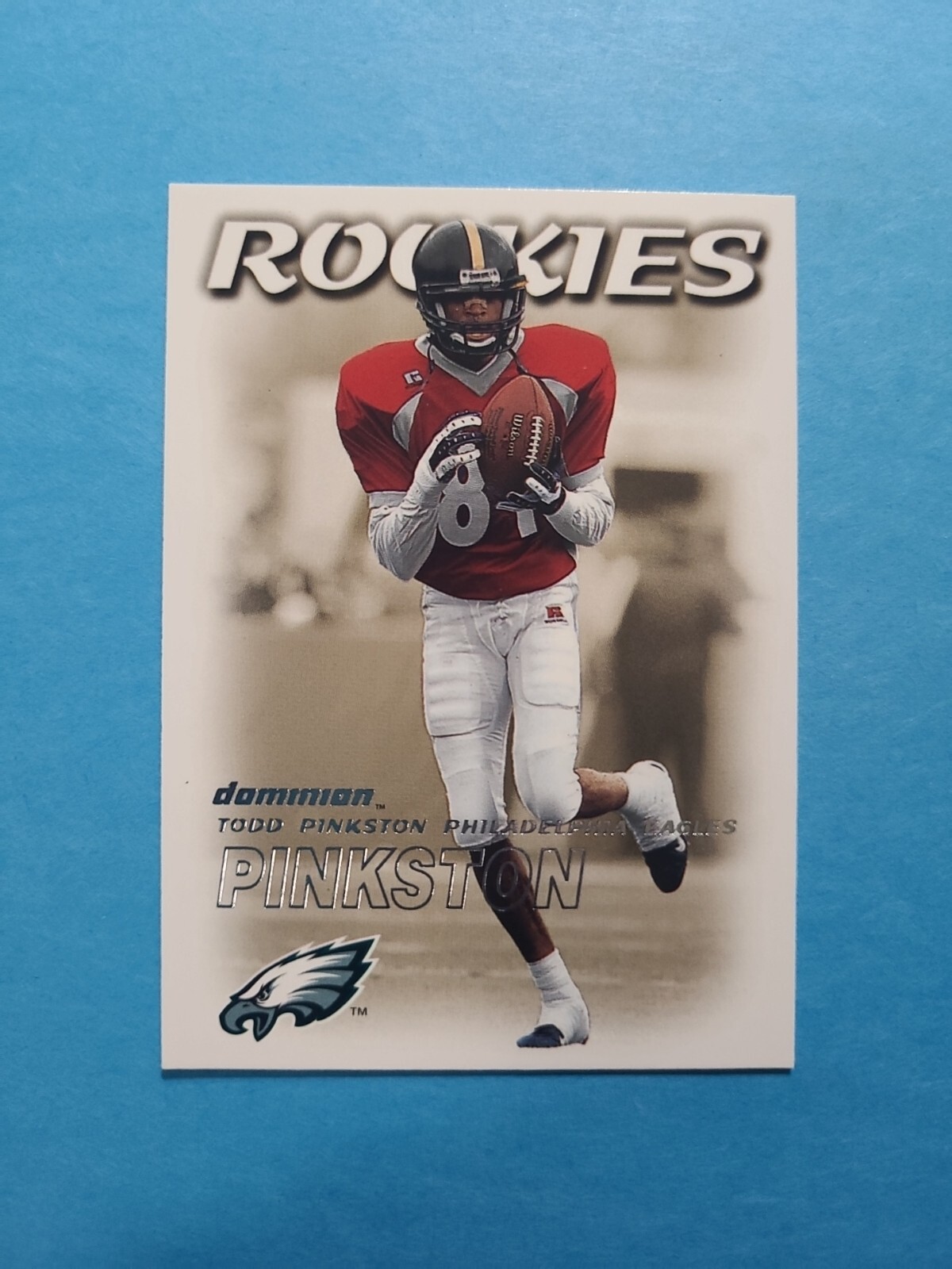 TODD PINKSTON 2000 SKYBOX DOMINION FOOTBALL CARD # 202 G7212