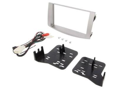 95-8215S Radio-Einbaurahmen passt compatible with Toyota 2 DIN silber METRA
