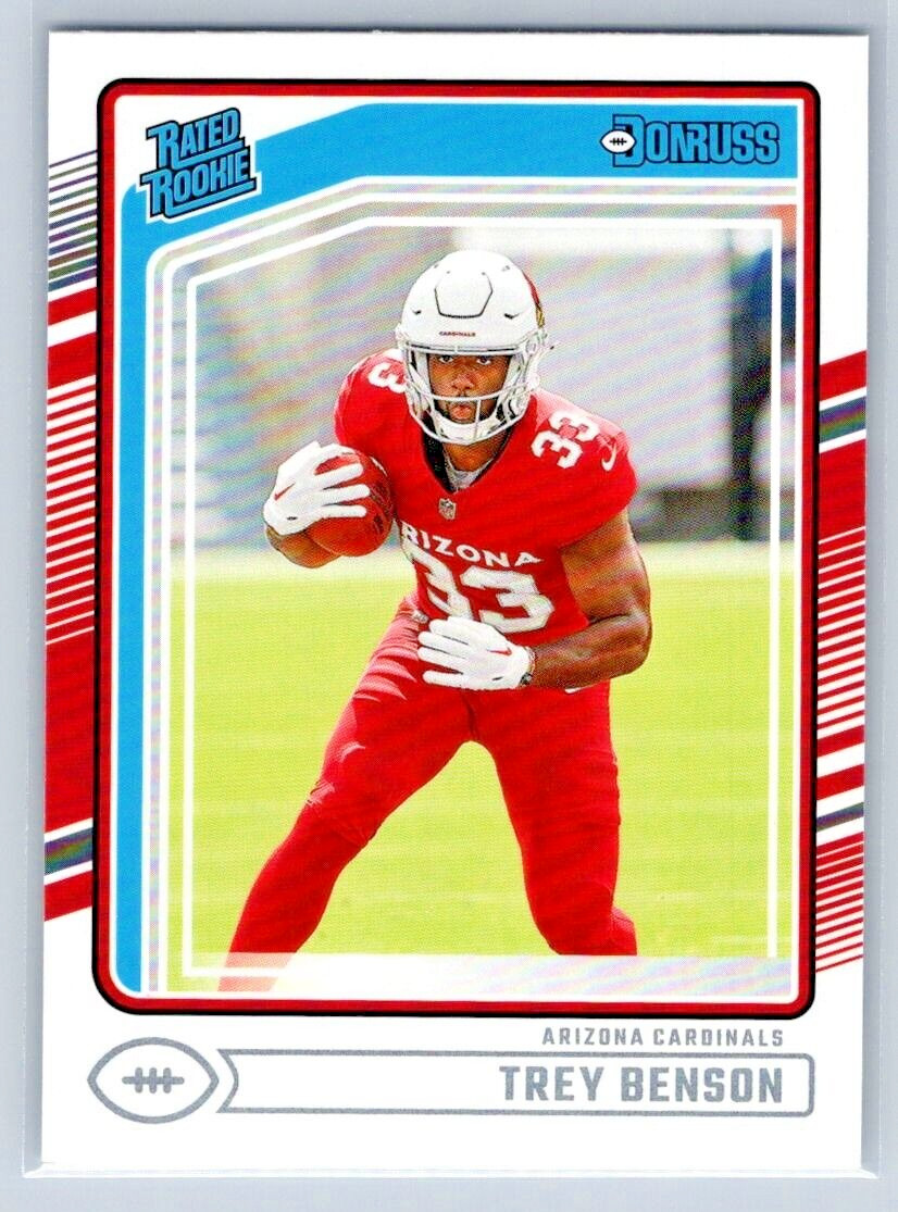 2024 Donruss Football - Trey Benson - Arizona Cardinals - RC - #326