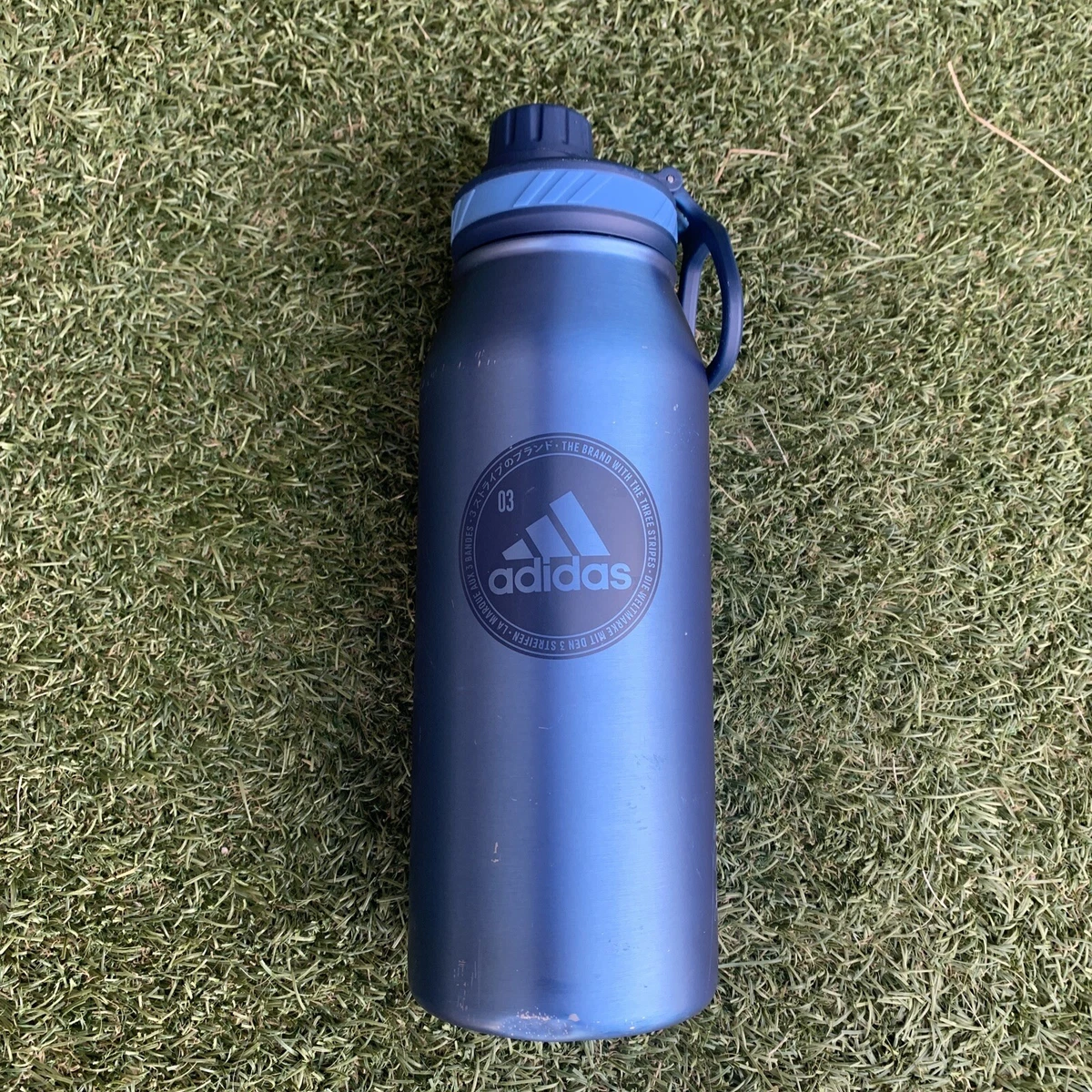 Adidas blue hotsell water bottle