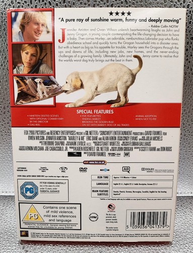 Marley & Me (DVD, 2008) New & Sealed - Picture 2 of 6