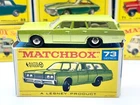 Vintage 1960s Lesney Matchbox #73 MERCURY STATION WAGON MINTY w/Original Box!