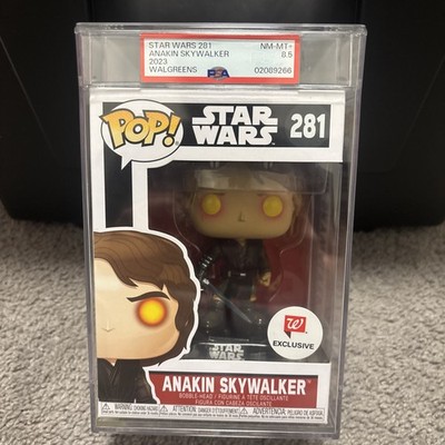 Funko POP! Star Wars Dark Side Anakin Skywalker 281. Walgreens.  Graded 8.5 PSA.