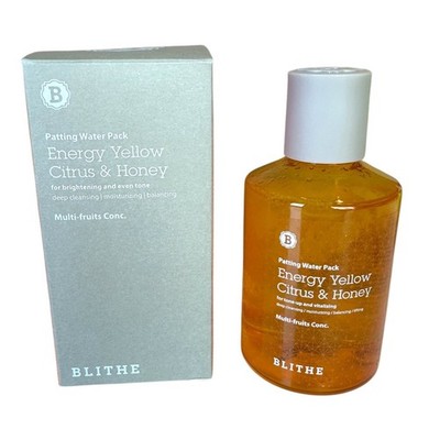 BLITHE Patting Splash Mask Energy Yellow Citrus & Honey Brightening 150ml