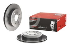 2x Bremsscheibe PRIME LINE - UV Coated BREMBO 09.9728.11 für SUZUKI IGNIS OPEL 2